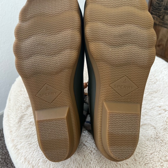 SPERRY TOP-SIDER Syren Gulf Camo Duck Toe Boot, Rain Boot, Green Camo, 10 - Picture 10 of 10